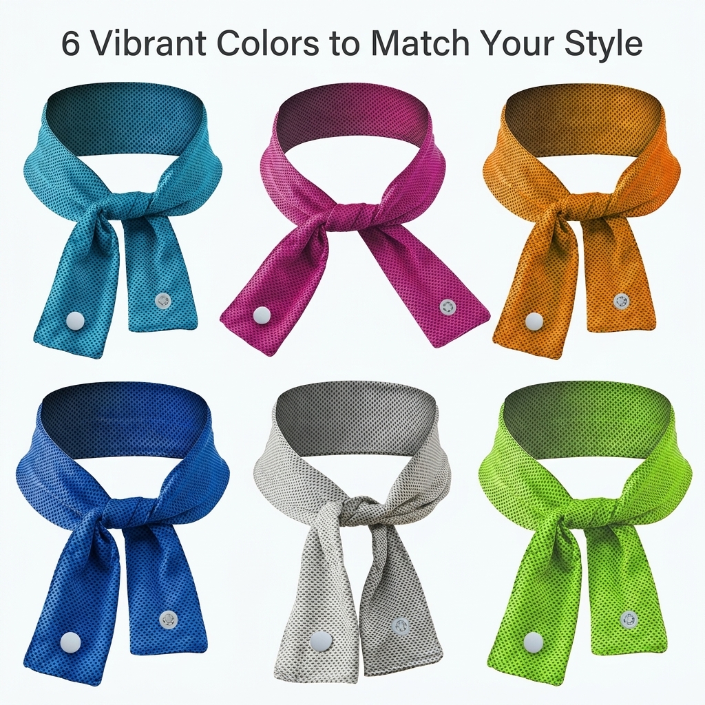 Cooling Neck Gaiter Scarf Band - Silk Neck Scarf recension och pris