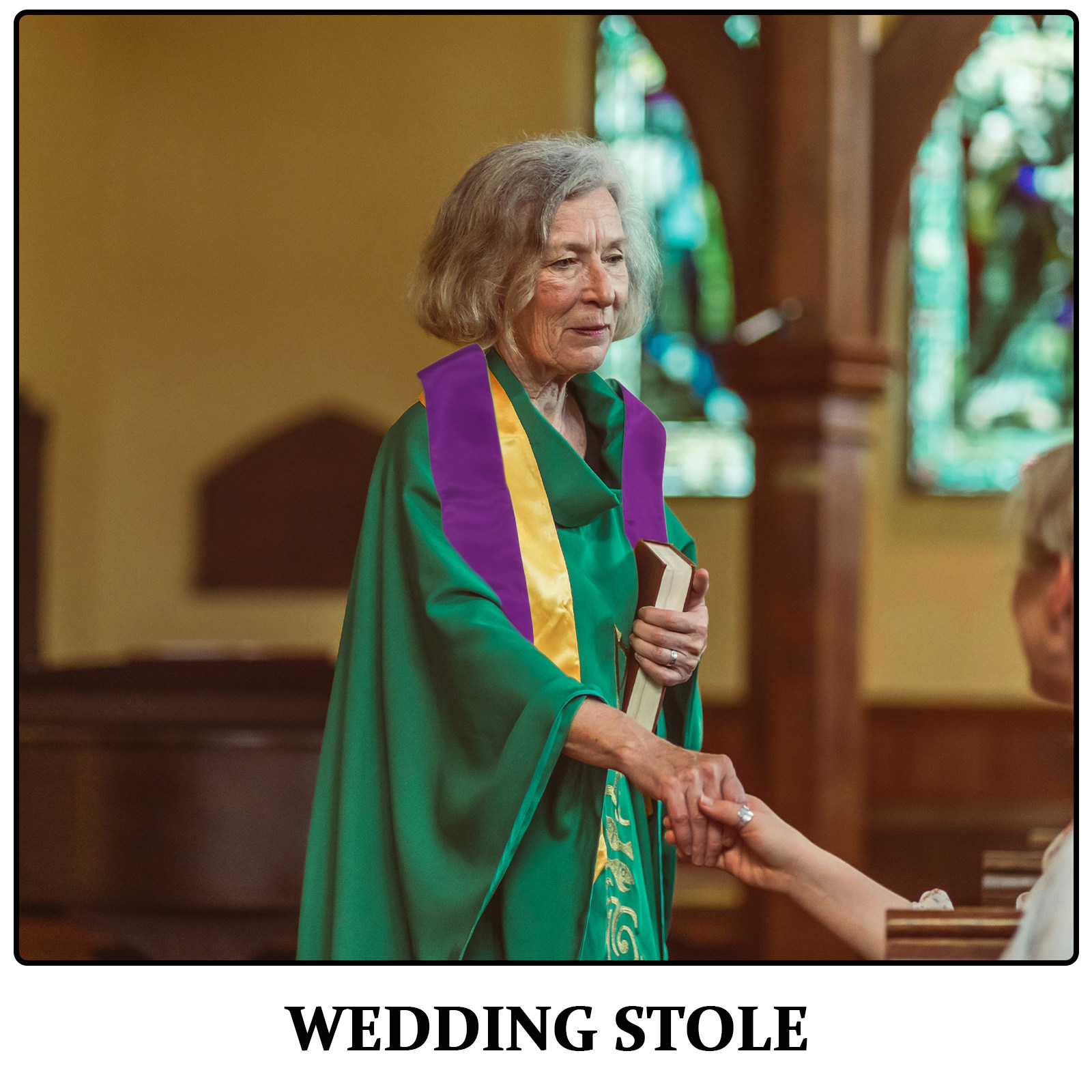 Reversible Wedding Pastor Stol - Stole Wedding Shawl recension och pris
