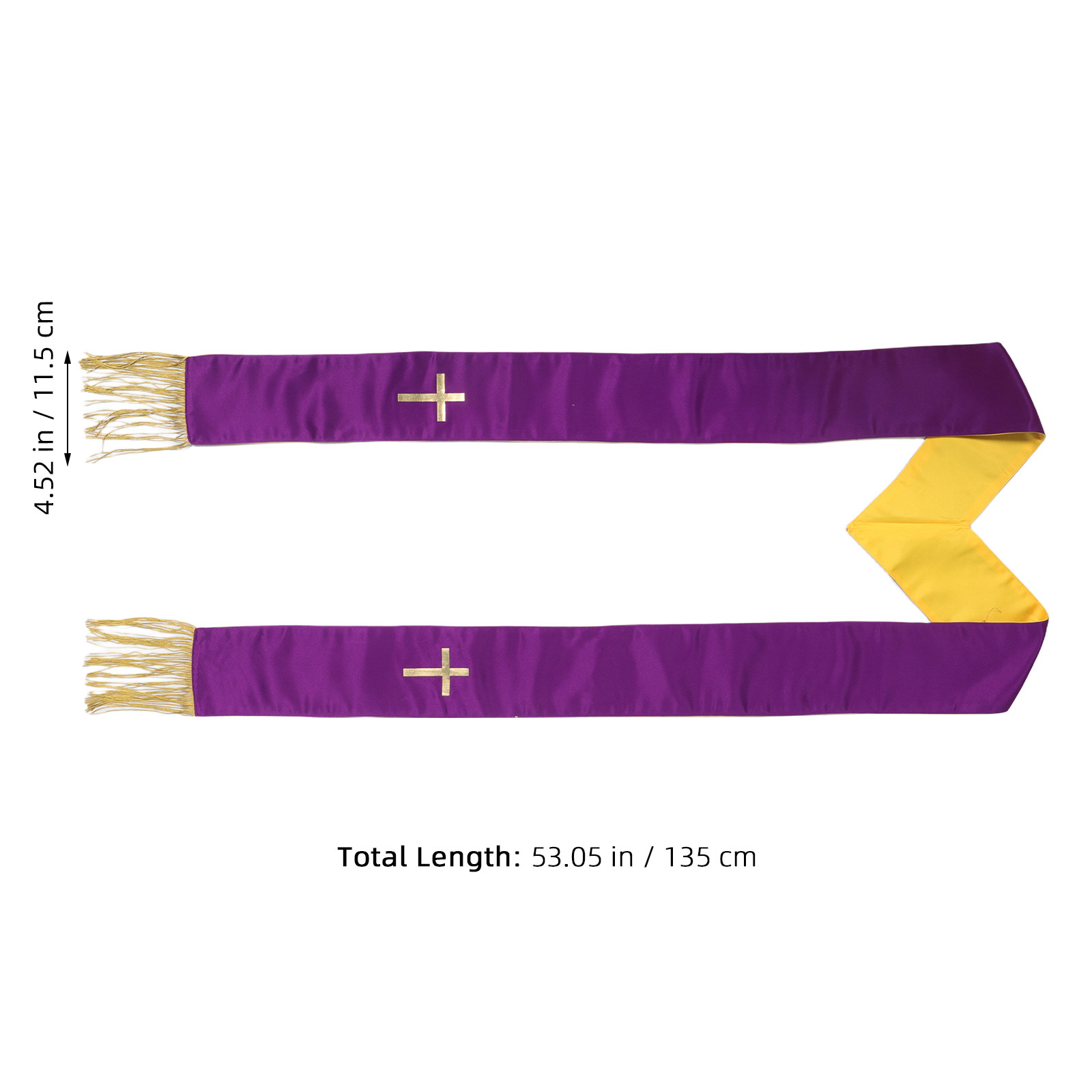 Reversible Wedding Pastor Stol - Stole Wedding Shawl recension och pris