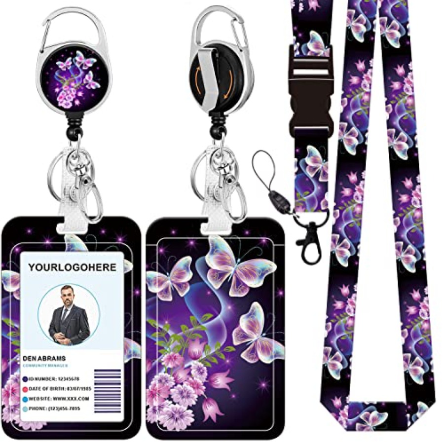 Badge Lanyard and ID Badge Hol - Lanyard Badge Holder recension och pris