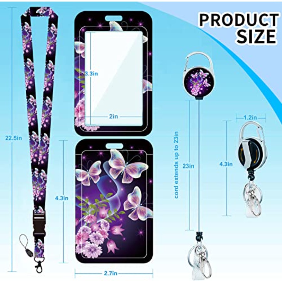 Badge Lanyard and ID Badge Hol - Lanyard Badge Holder recension och pris