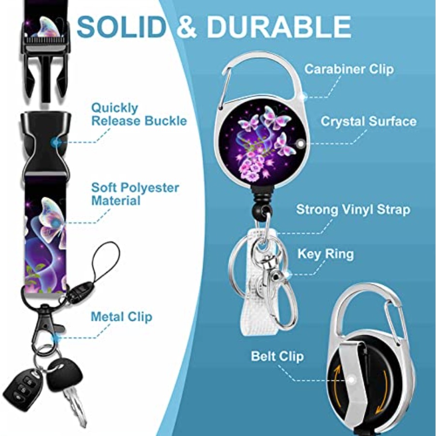 Badge Lanyard and ID Badge Hol - Lanyard Badge Holder recension och pris