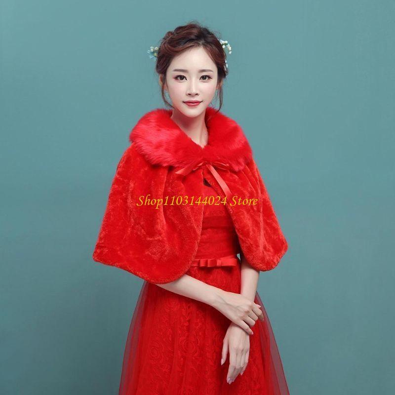 N5KE Womens Winter Thicken Plu - Stole Wedding Shawl recension och pris