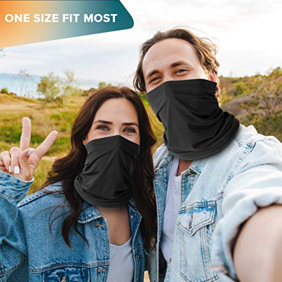 VULKIT 2 Pack Neck Gaiter Face - Face Scarf Mask recension och pris