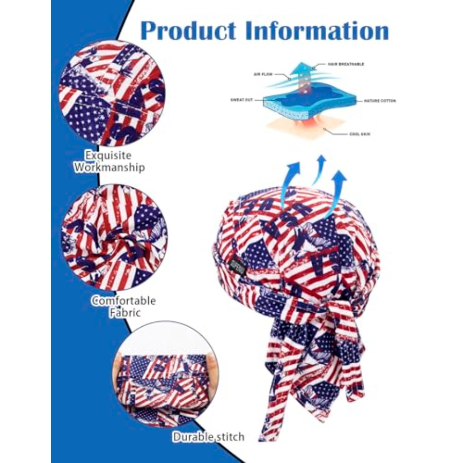 Cooling Do Rags Sweat Wicking  - Bandana Doo Rag recension och pris