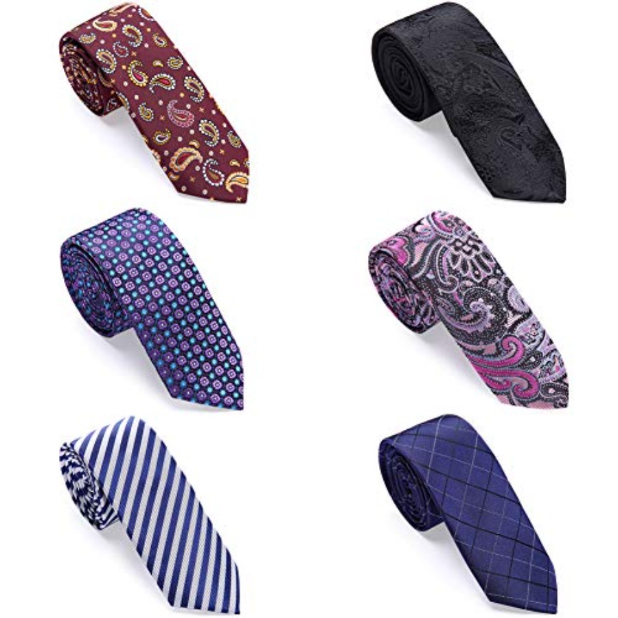 4 Packs Skinny Neckties for Me - Skinny Tie Men recension och pris