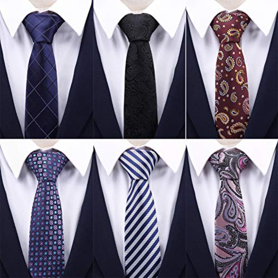 4 Packs Skinny Neckties for Me - Skinny Tie Men recension och pris