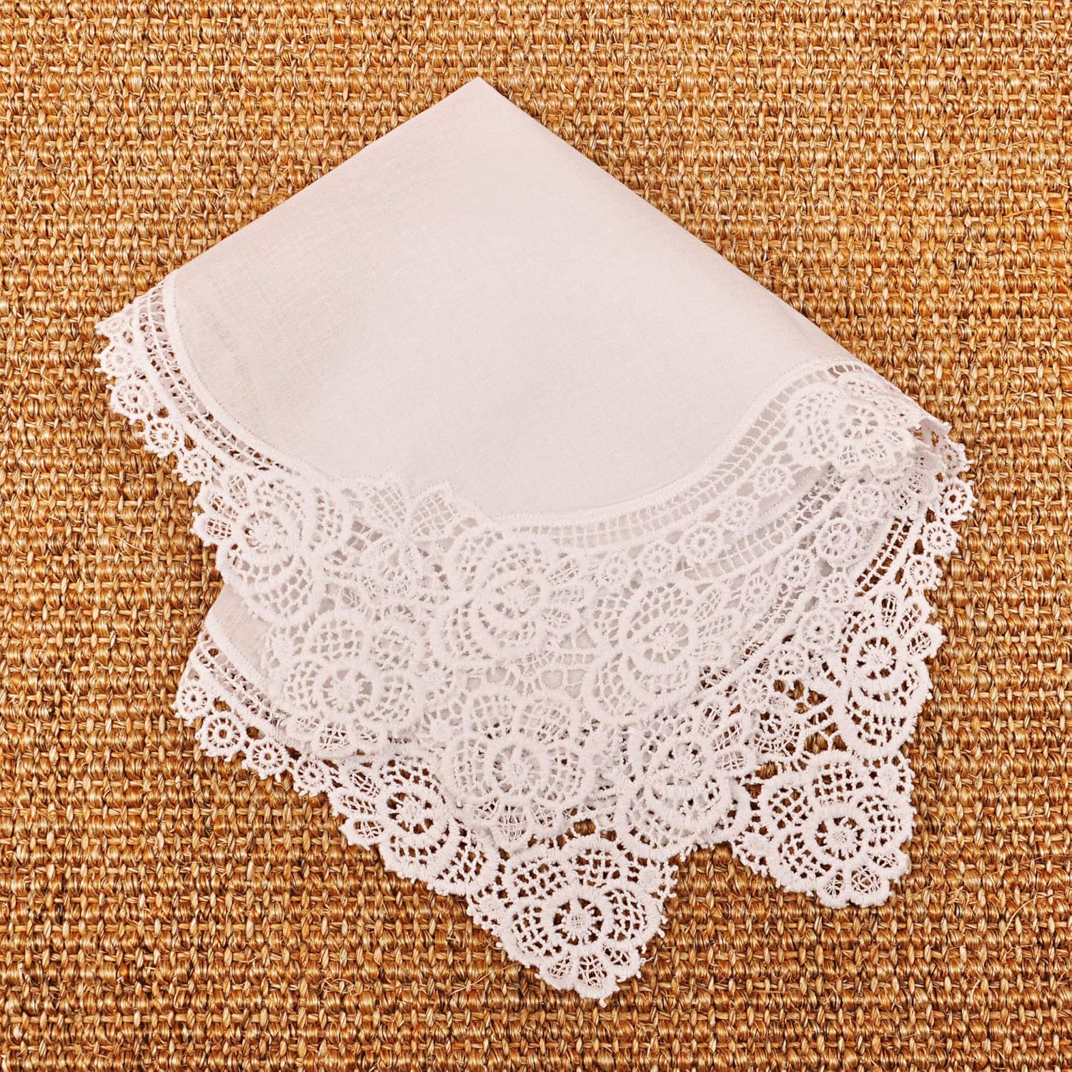 White Wedding Handkerchief Pur - Handkerchief Cotton Men recension och pris