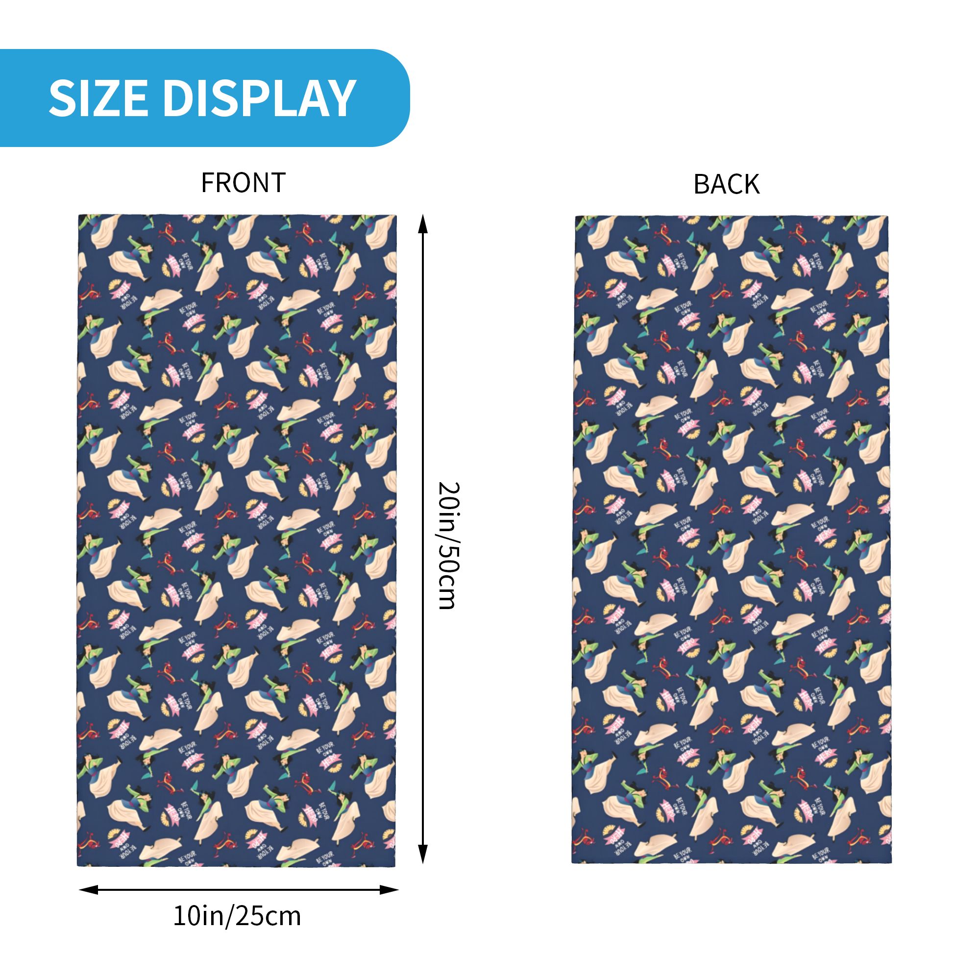 Custom Kawaii M-Mulan M-Mushu  - Neck Warmer Tube recension och pris