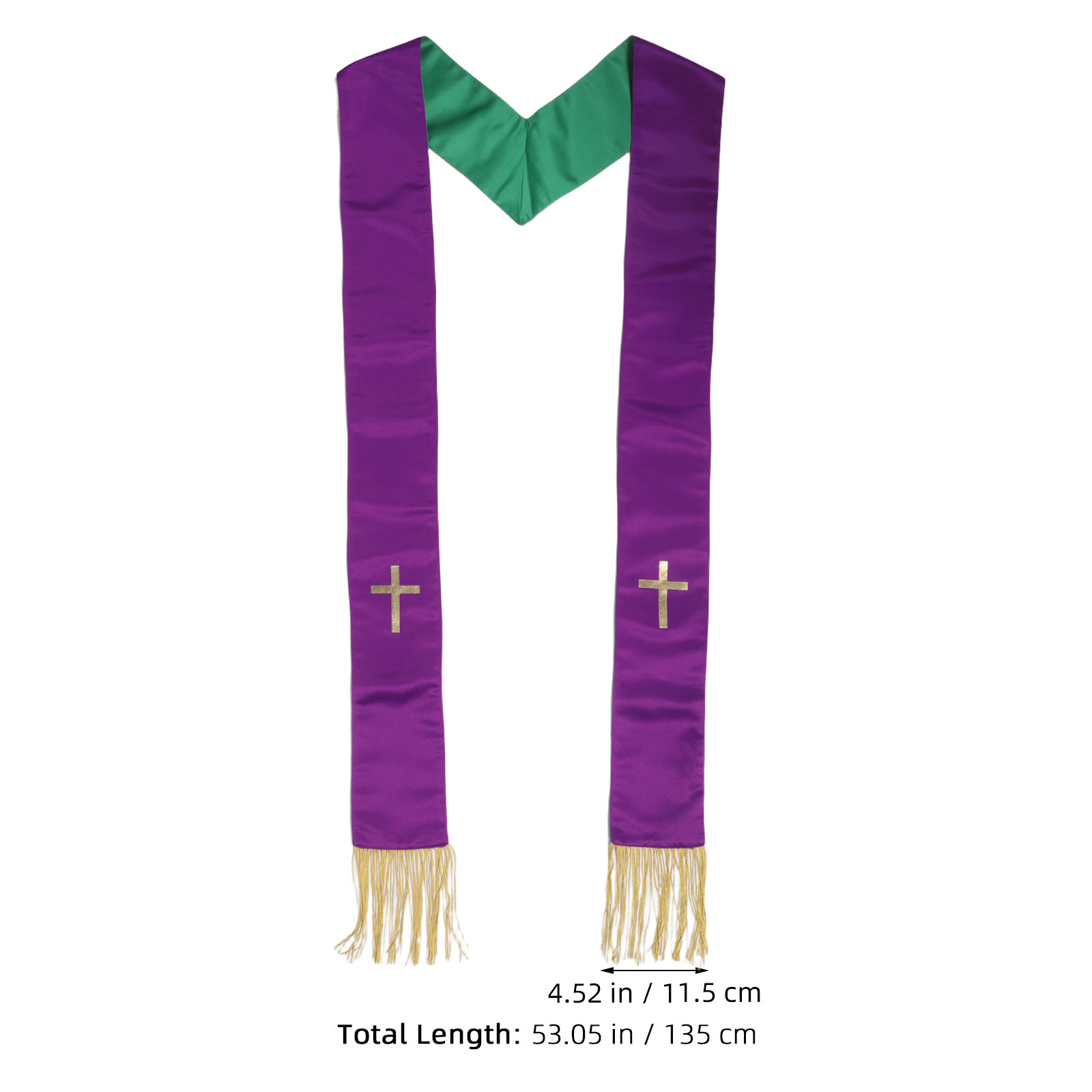 Embroidered Wedding Pastor Sto - Stole Wedding Shawl recension och pris