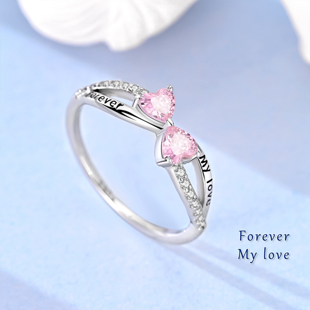 925 Silver Pink Zircon Bow Cat - Tie Clip Silver recension och pris