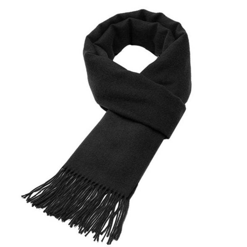 Autumn And Winter Solid Color  - Muffler Men Wool recension och pris