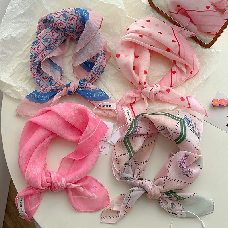 1pc women's silk scarf breatha - Scarf Silk Square recension och pris