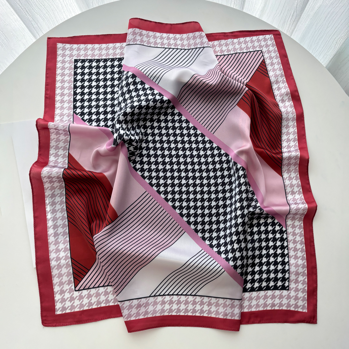 New Printed Square Scarf For W - Scarf Silk Square recension och pris