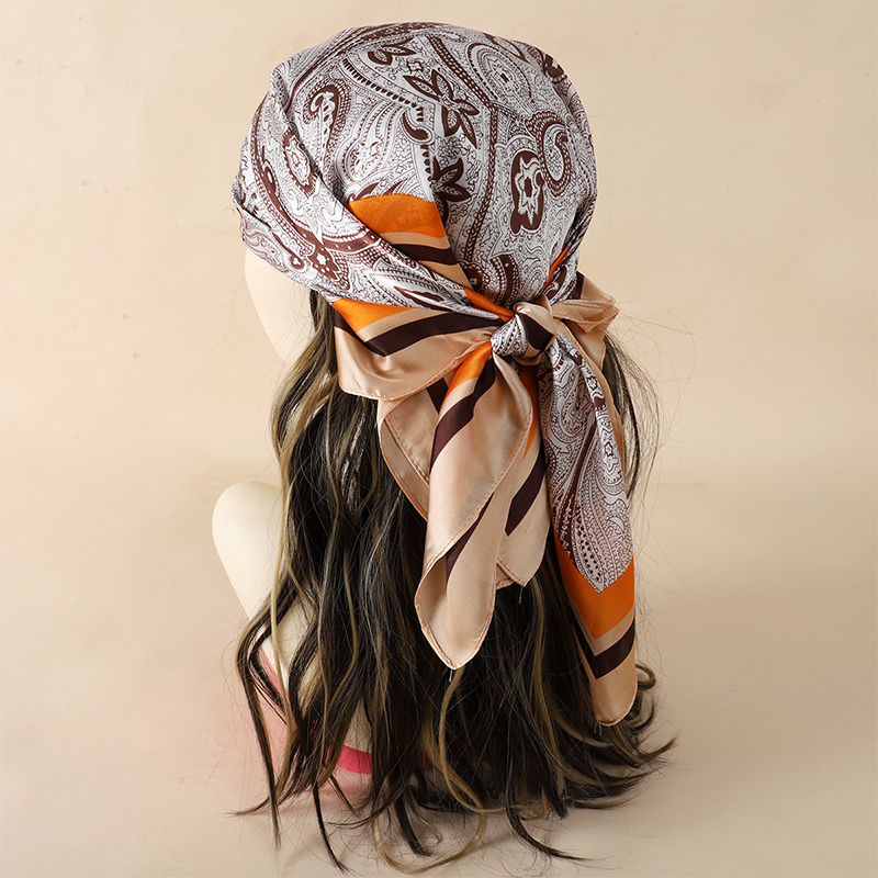 Luxury Women Silk Square Scarf - Scarf Silk Square recension och pris