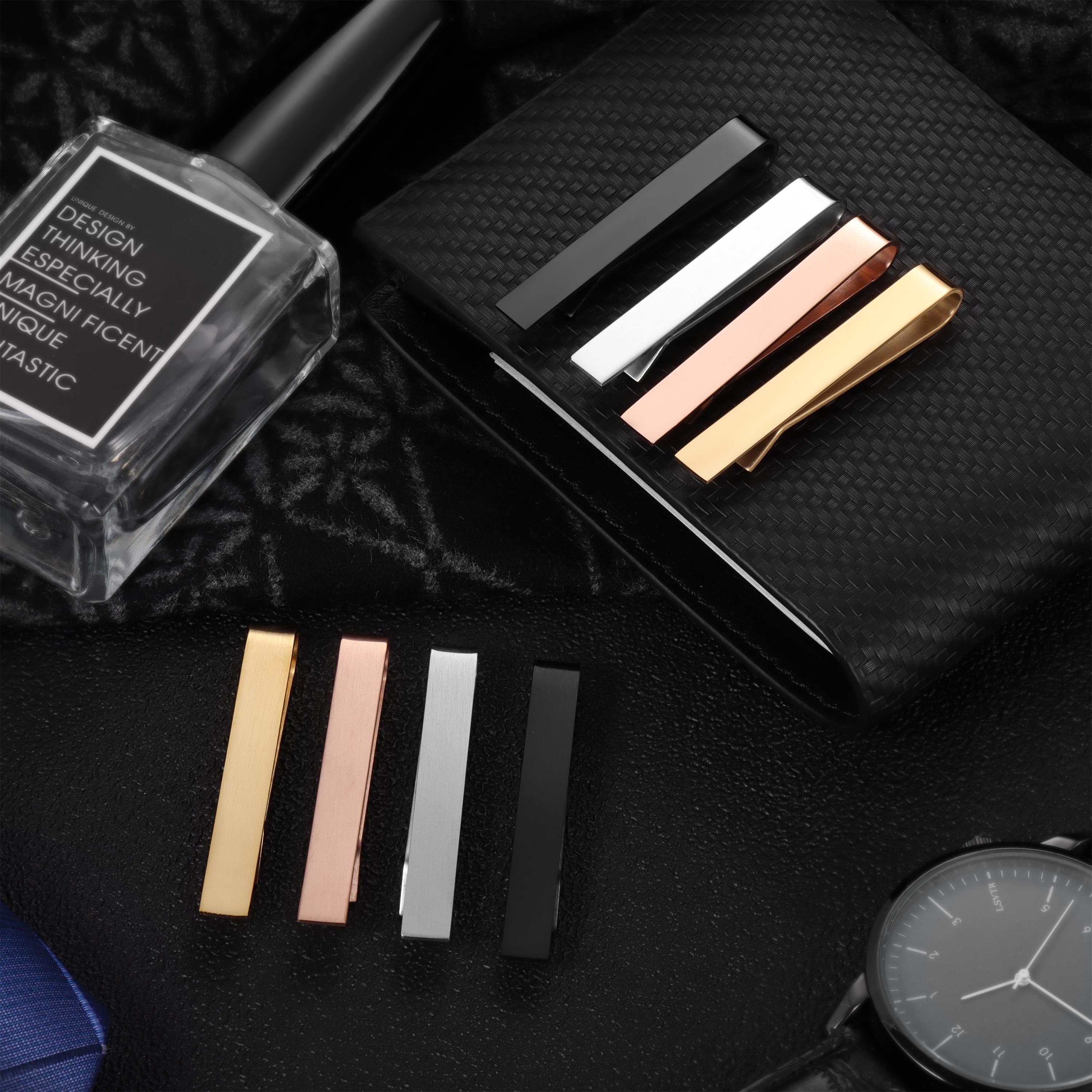 HAWSON 2 in shiny and brushTie - Tie Bar Set Gift recension och pris