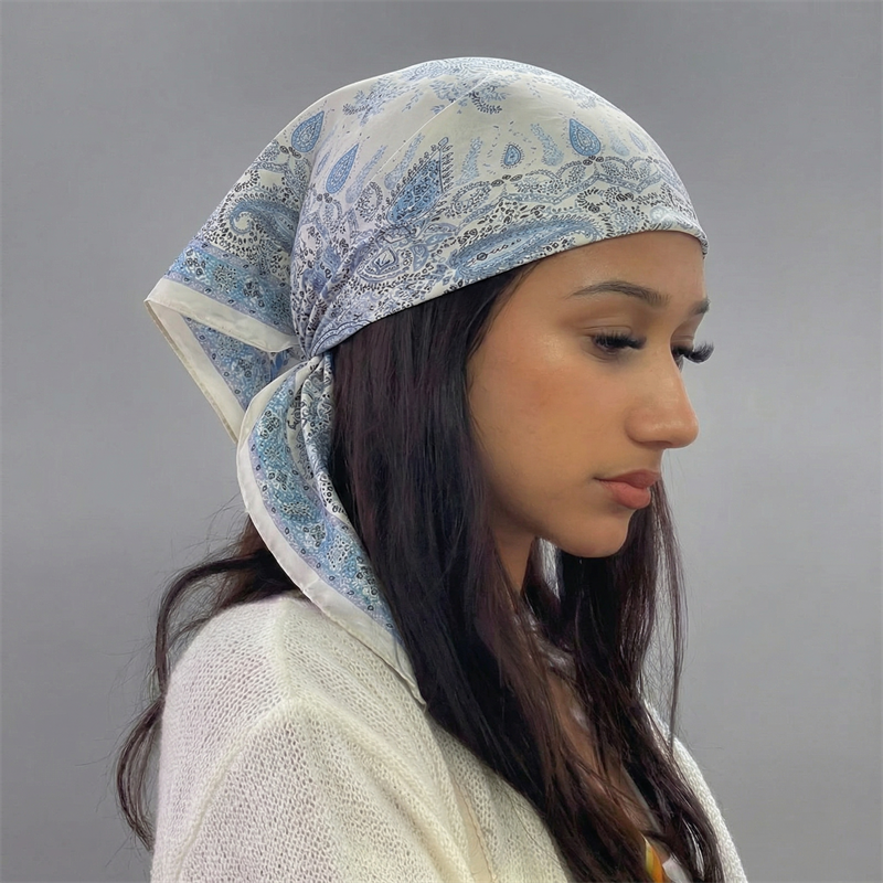 Luxury Printing Silk Square Sc - Scarf Silk Square recension och pris