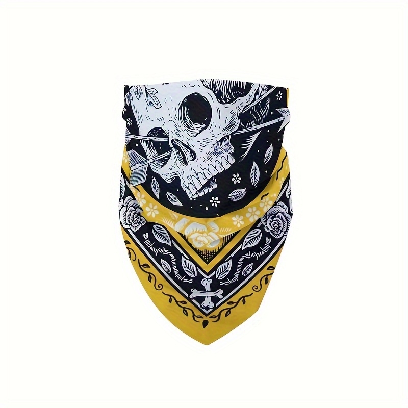 Skull Arrow Retro Headscarf Sq - Bandana Cotton recension och pris