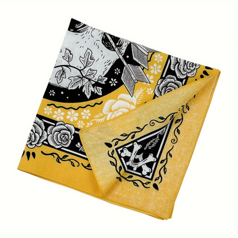 Skull Arrow Retro Headscarf Sq - Bandana Cotton recension och pris