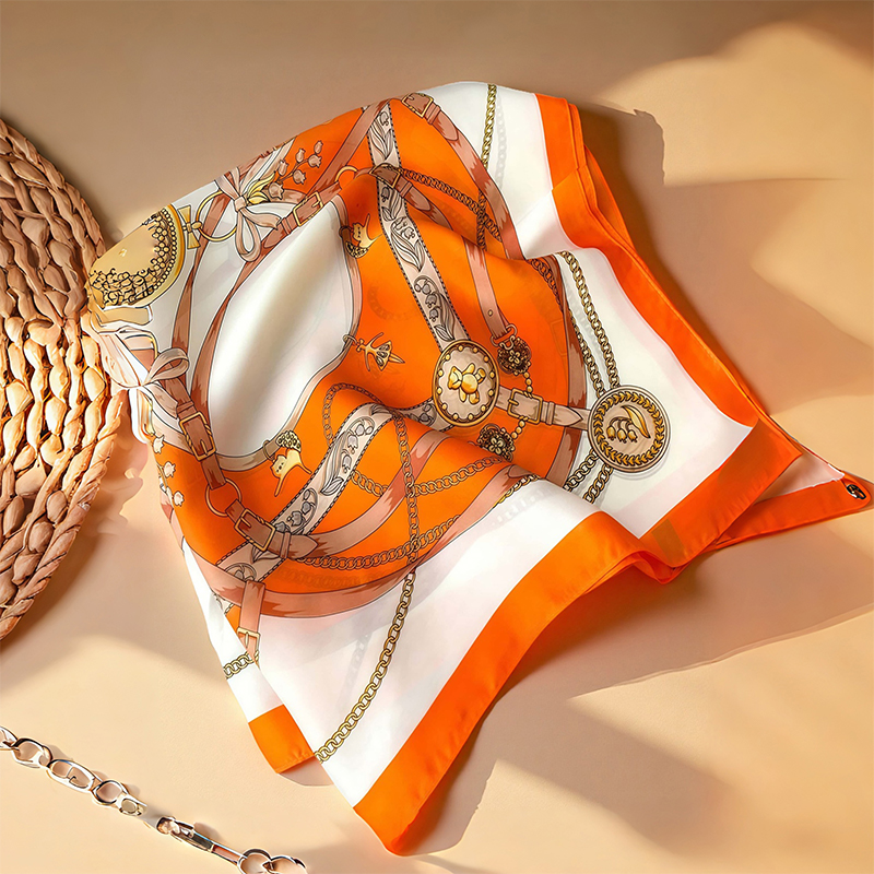 1pcs 70cm Roman Chain Silk Sca - Scarf Silk Square recension och pris