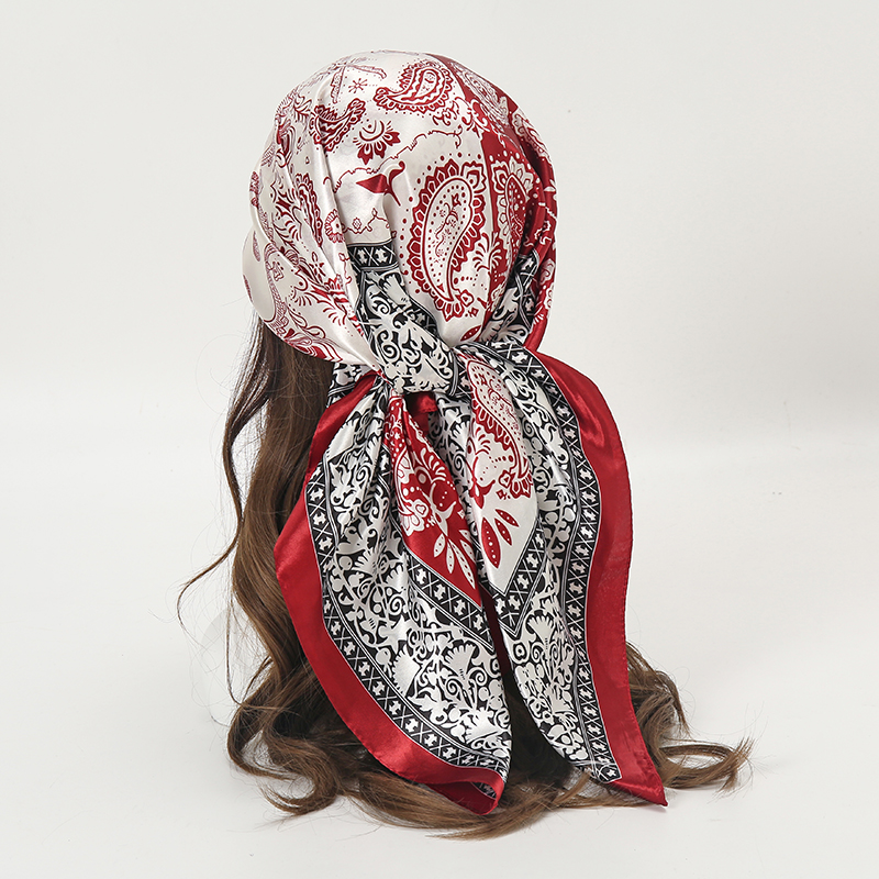 Satin Square Scarf Women Musli - Scarf Silk Square recension och pris