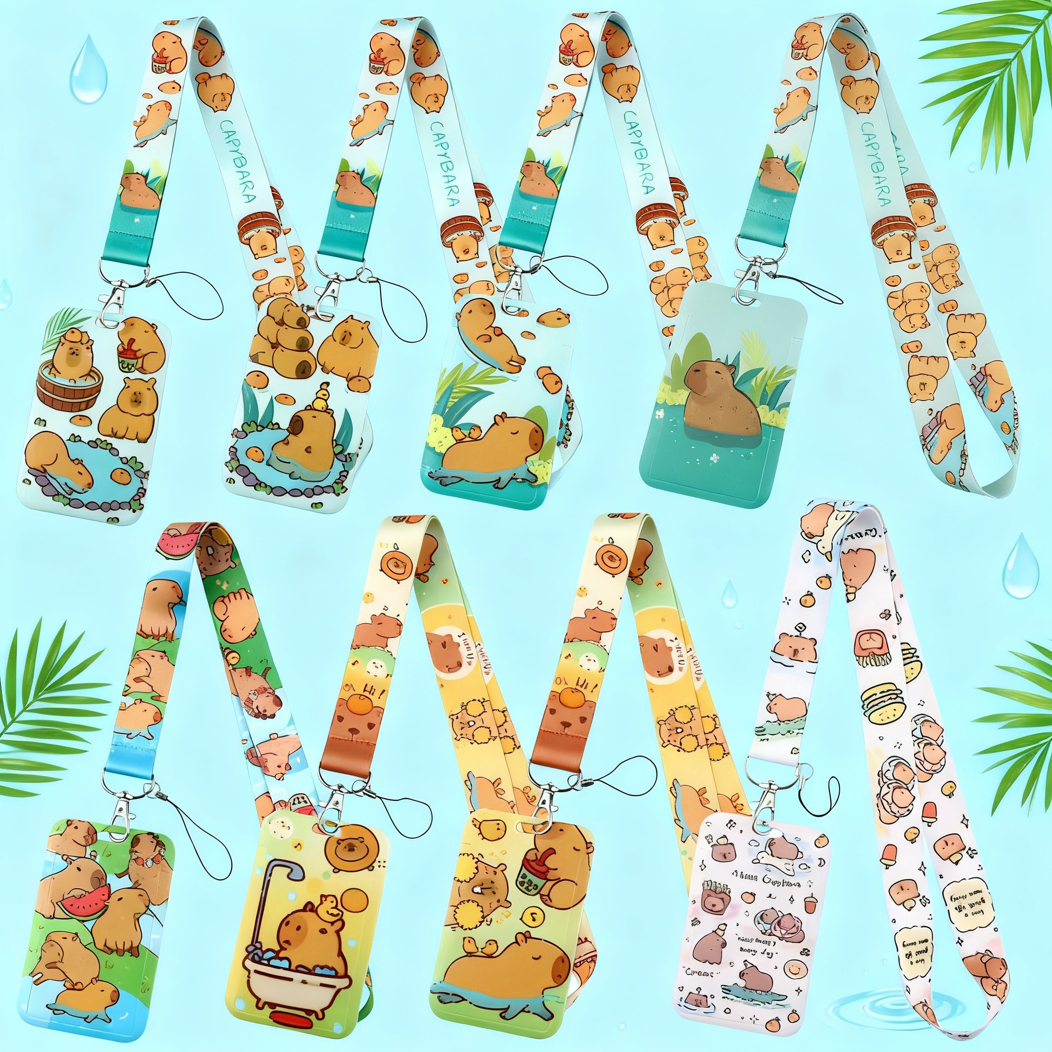 Cute Capybara Lanyards for Key - Lanyard Badge Holder recension och pris