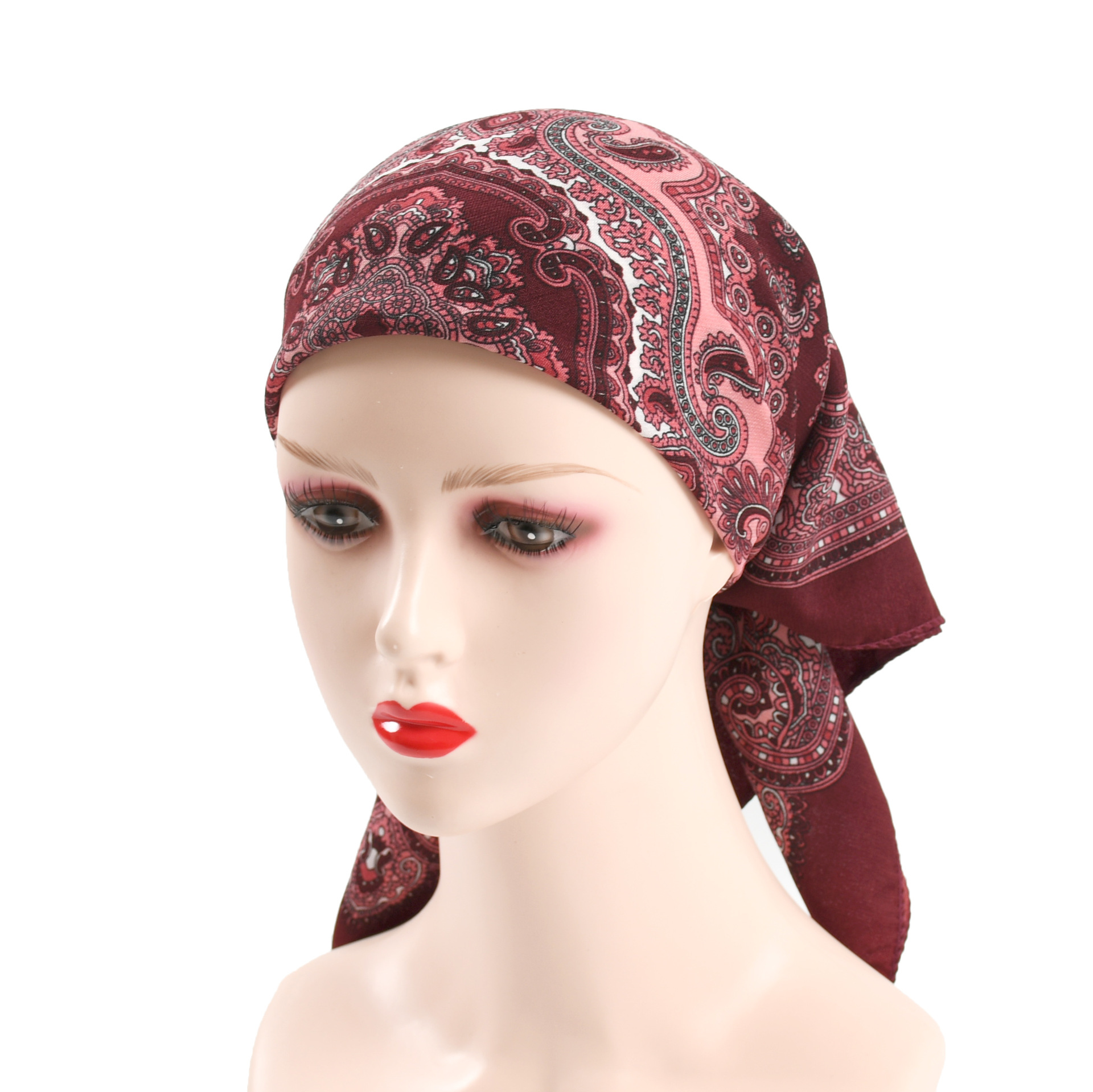 70*70cm Women Retro Floral Rus - Bandana Cotton recension och pris