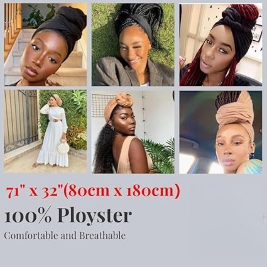 Muslim Hijab for Women Scarf L - Head Wrap Turban recension och pris