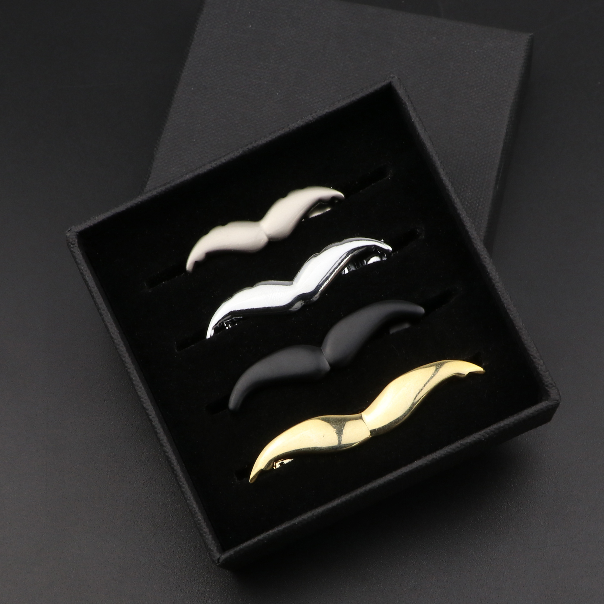 Fashion Metal Men Tie Clip Set - Tie Bar Set Gift recension och pris