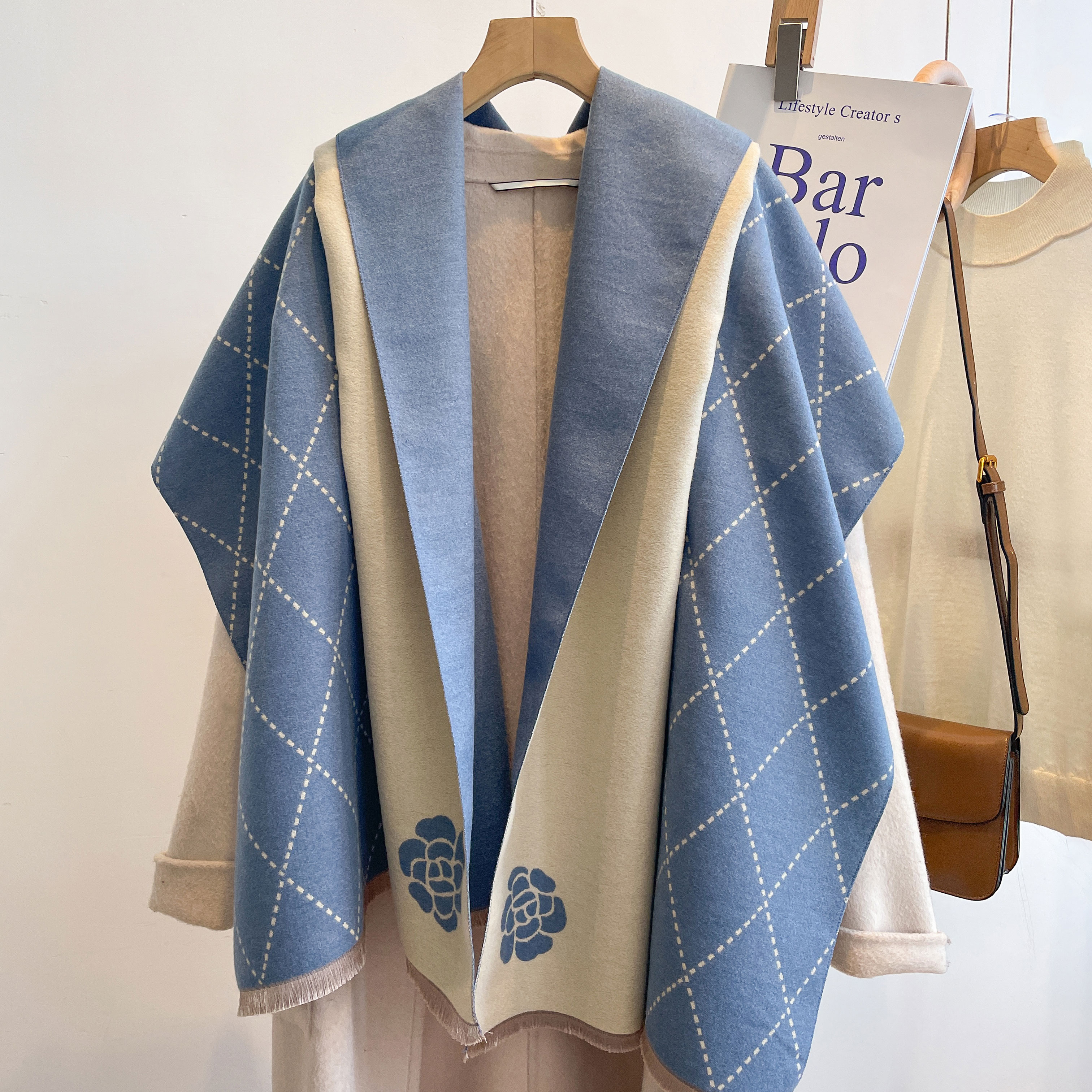 2023 Designer Cashmere Scarf W - Woven Scarf Blanket recension och pris