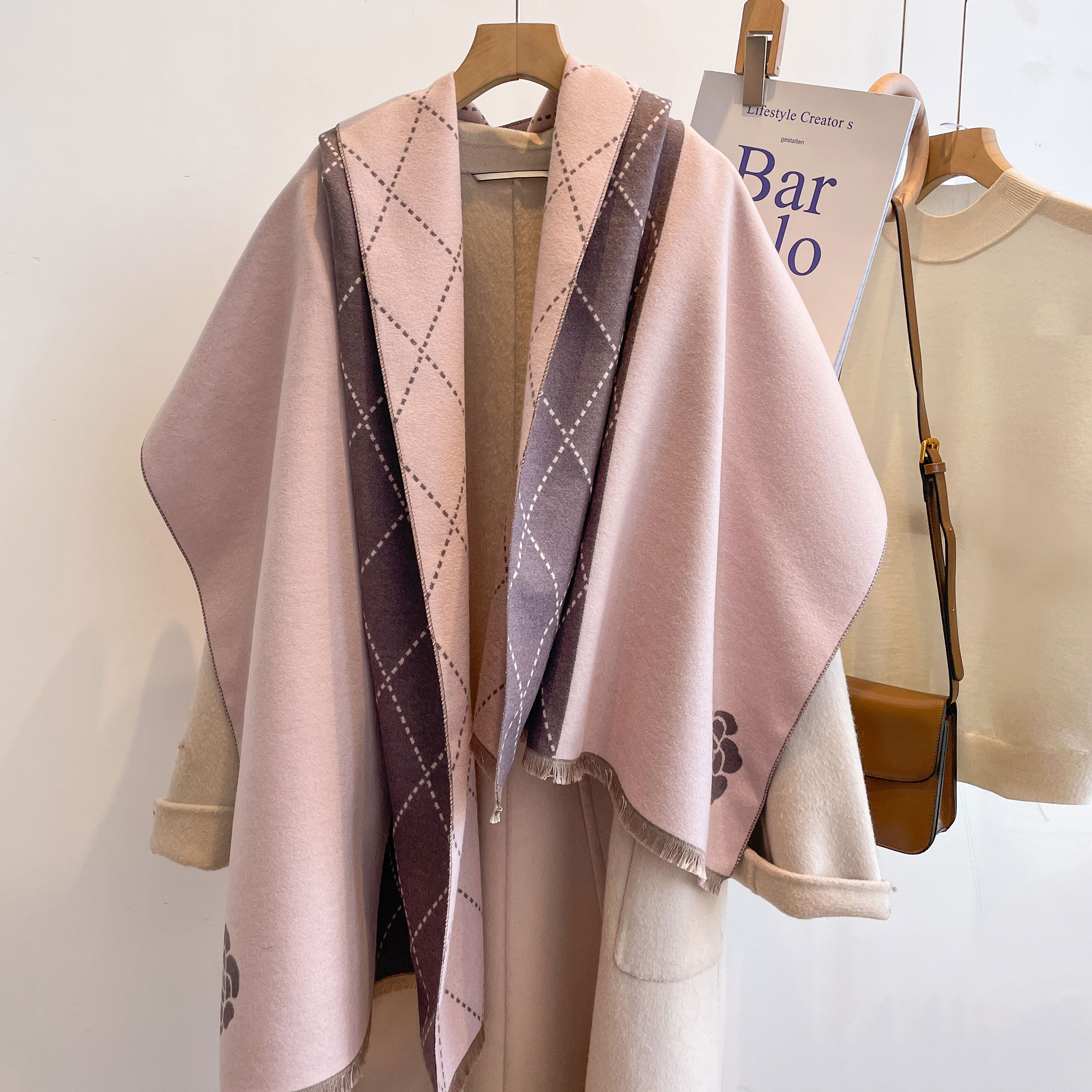 2023 Designer Cashmere Scarf W - Woven Scarf Blanket recension och pris