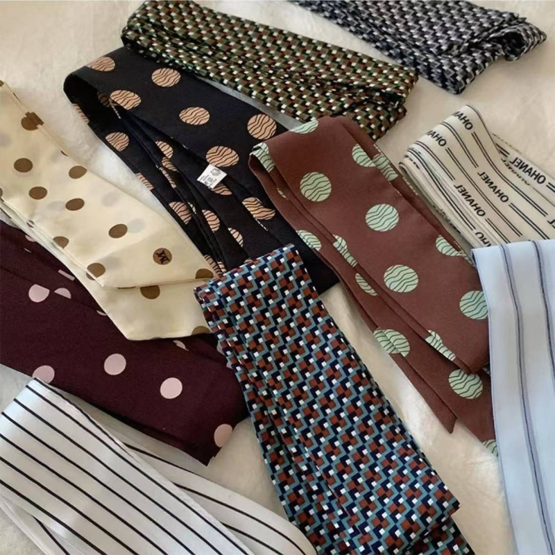 Polka Dot and Striped Print Sc - Silk Tie Striped recension och pris