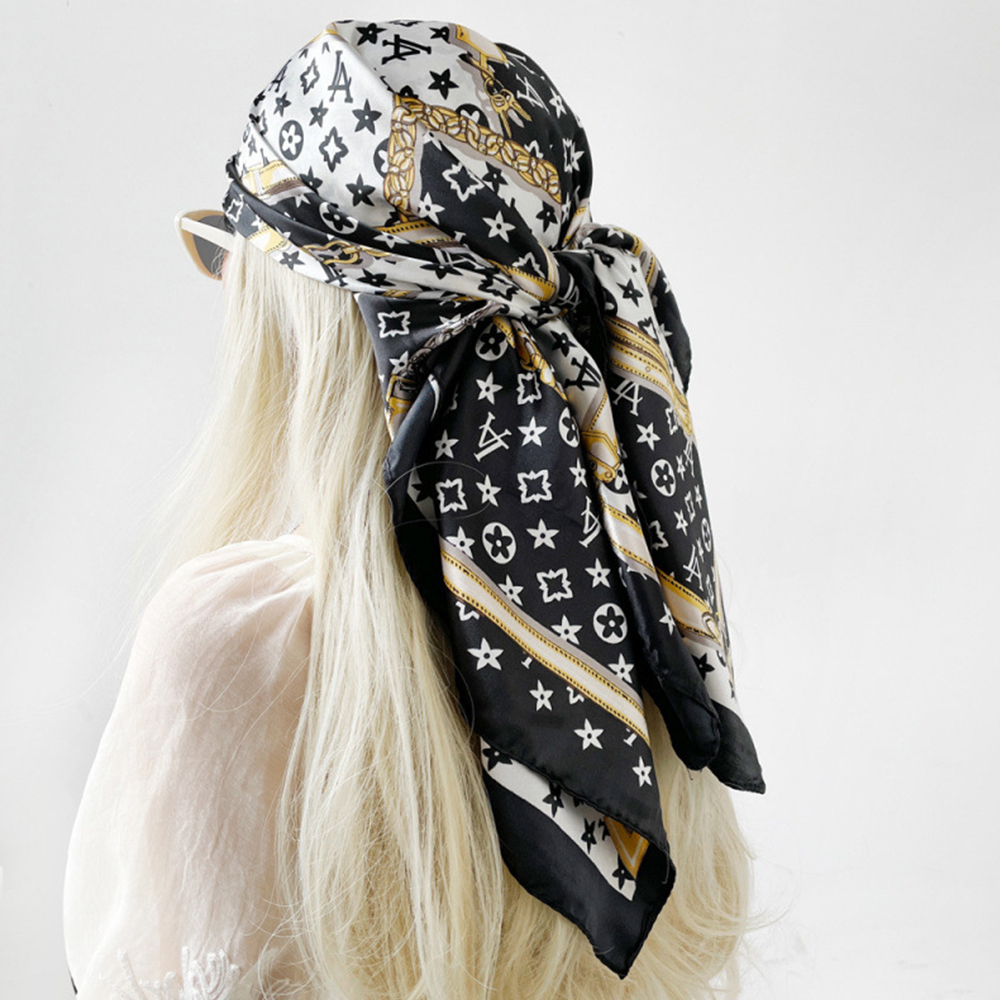 New Hot Sale Fashion 90X90cm P - Scarf Silk Square recension och pris