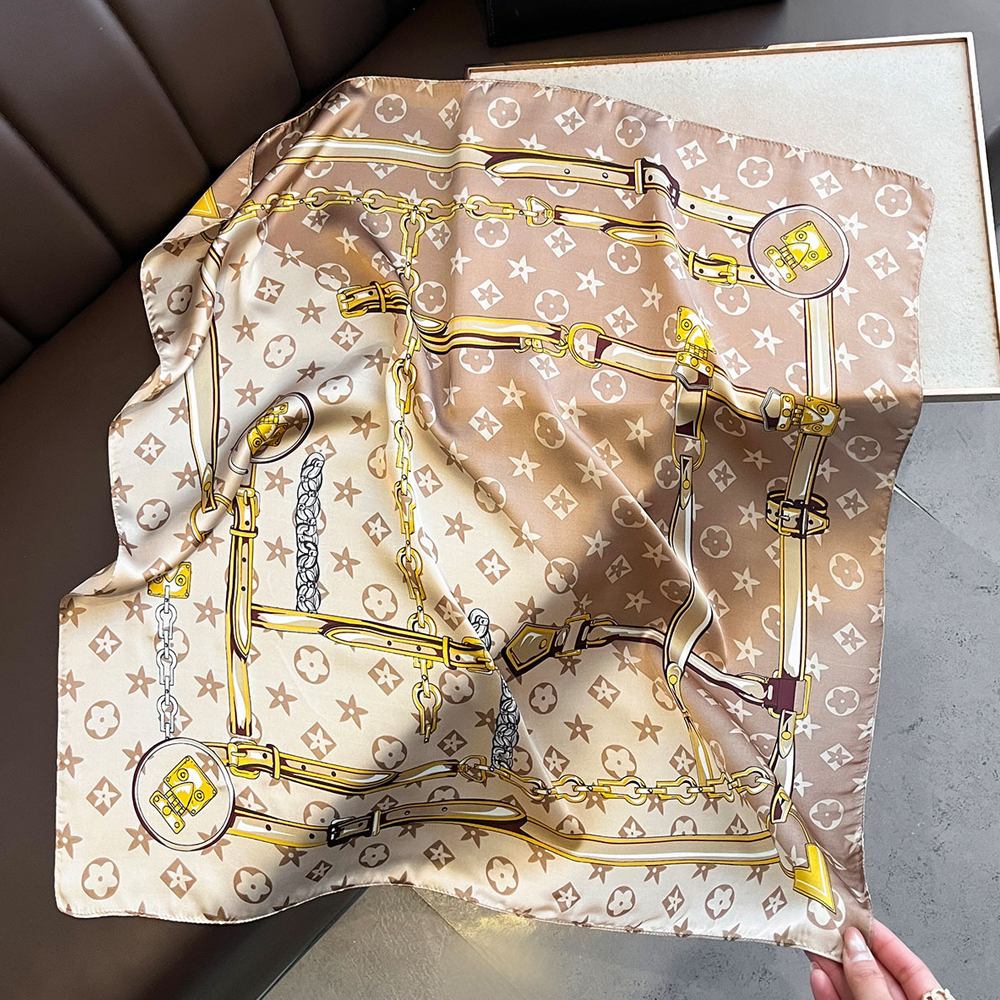 New Hot Sale Fashion 90X90cm P - Scarf Silk Square recension och pris