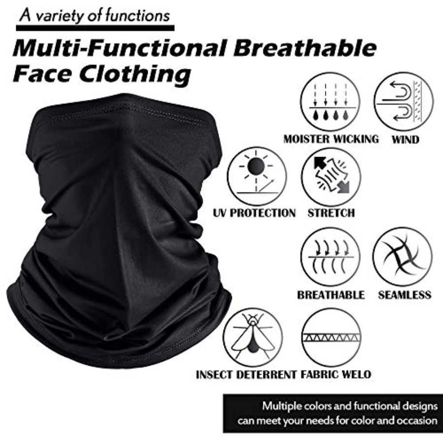 Geyoga Neck Gaiter Bandana Fac - Face Scarf Mask recension och pris